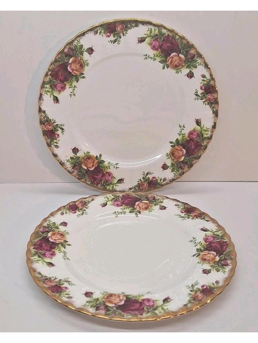 Royal Albert Old Country Roses Salad Plate 8 1/Inch Bone China, Made In ENGLAND